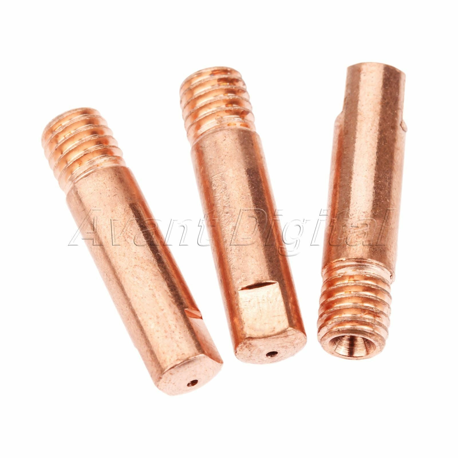 Mig Welding M6 Thread Contact Tips 0.8mm Welding Torch 10pcs Consumable Parts