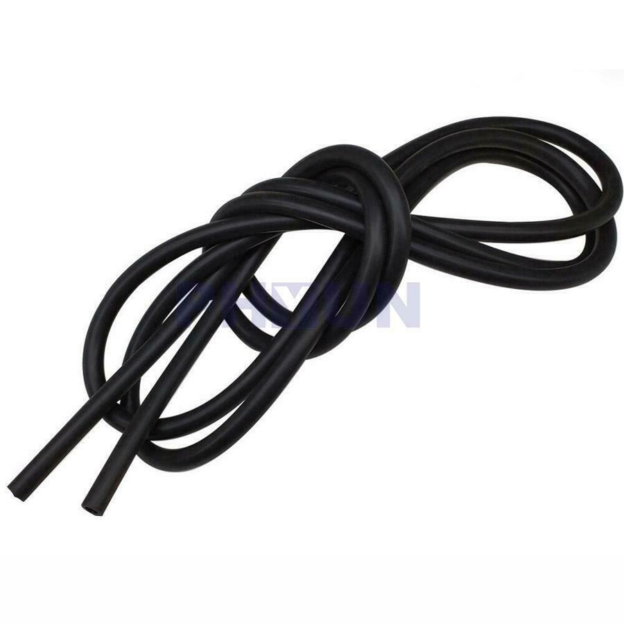 2M Windscreen Wiper Washer Jet Tube Pipe Hose Black w/Connectors For Nozzle Pump