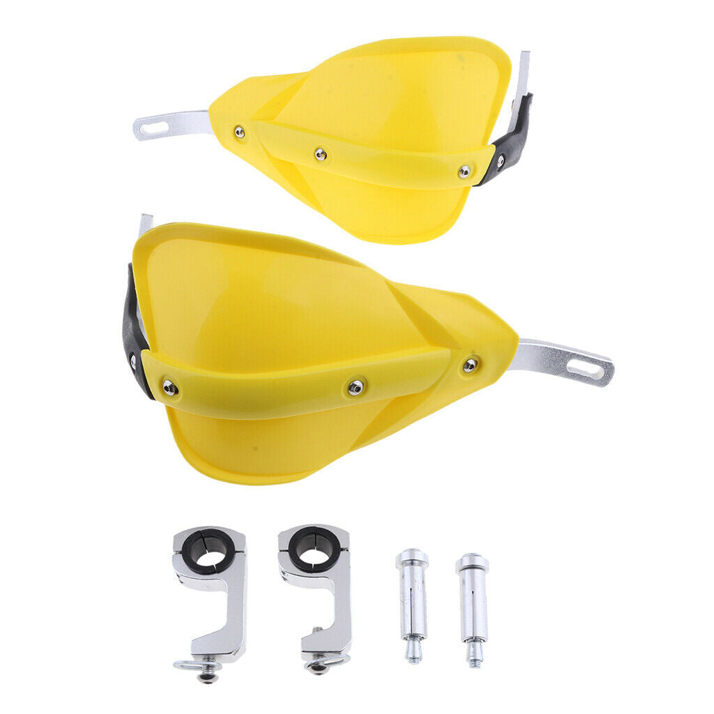 Hand Guards Brush Bar For  Dirt Bike Motorcycle Protection 7/8" Yellow