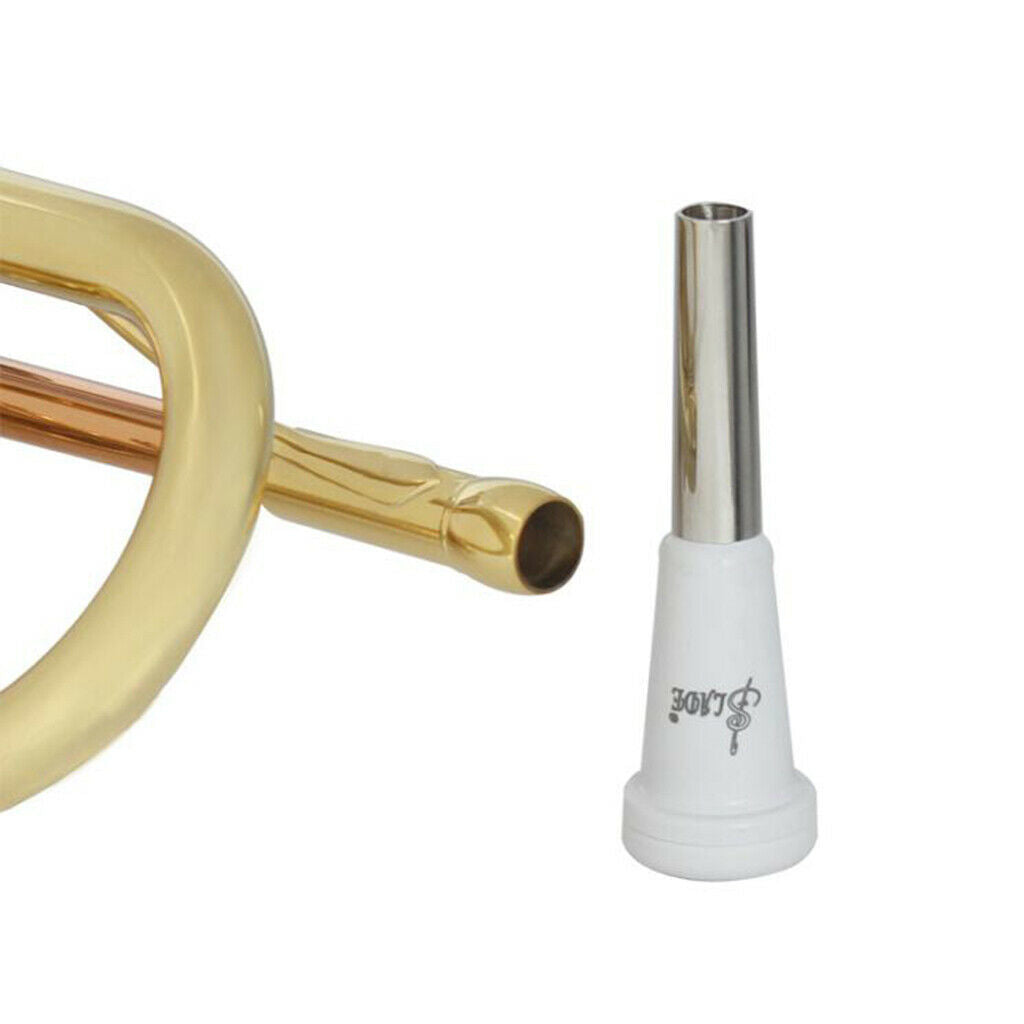 2 X Metal Mini Trumpet Mouthpiece Instrument For Musician Performance