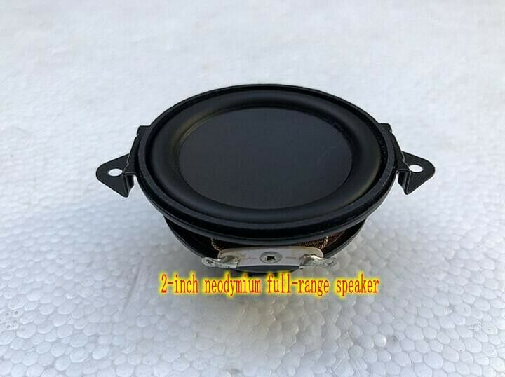 2pcs 2"inch 6Ω 6W neodymium full range speaker HiFi Loudspeaker Home Audio Parts