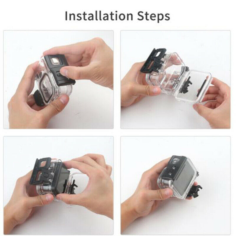 Diving Waterproof Case For go pro Hero 9 Camera UnderwaterSJCA
