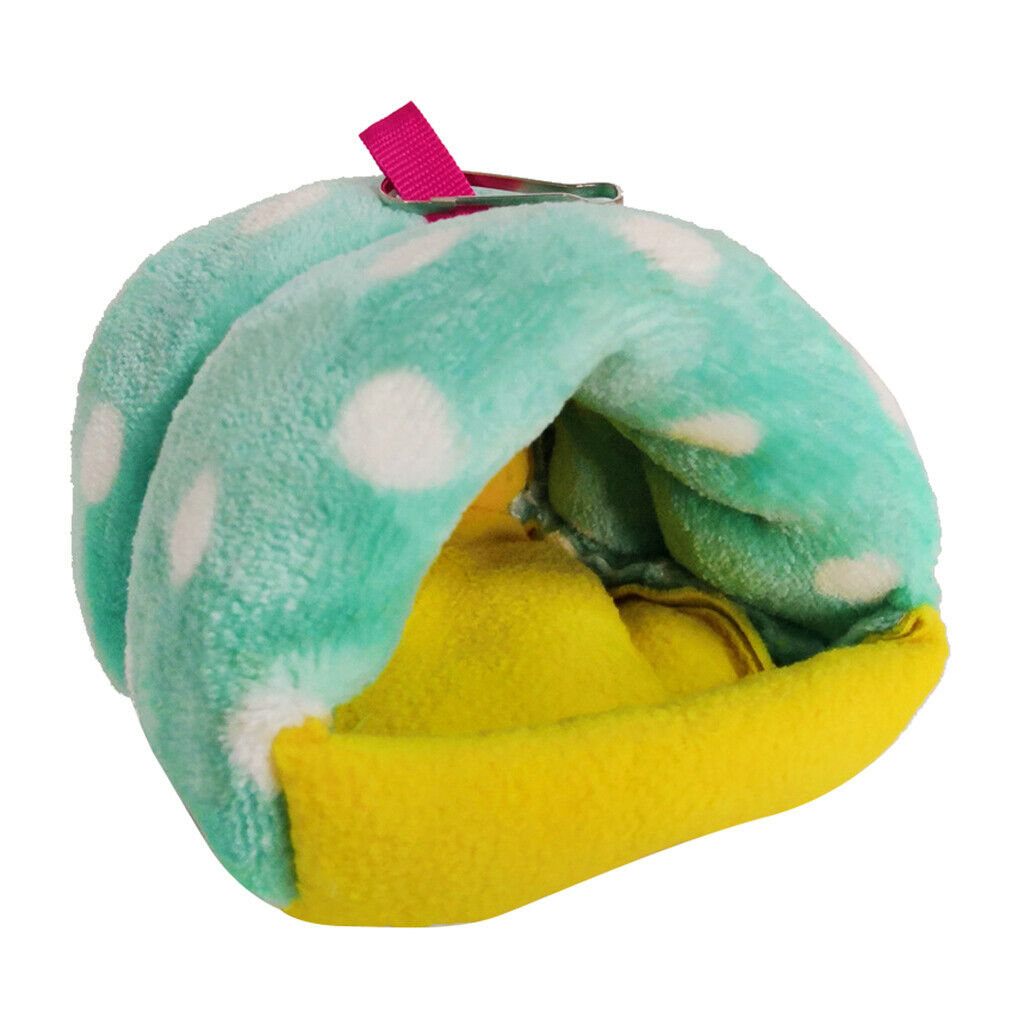 2-pack Guinea-Pigs Hamster Bed House Hut Sleep Tube Hanging Cage Cave Warm