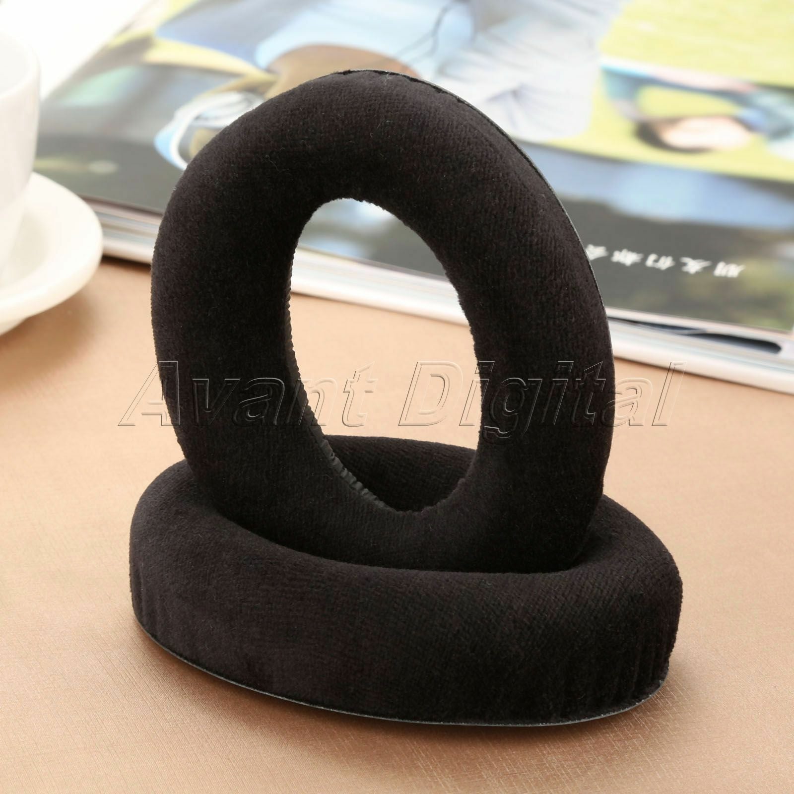 High Elasticity Soft Foam And Velour Earpads Replacement Pads Cushion 1 Pair