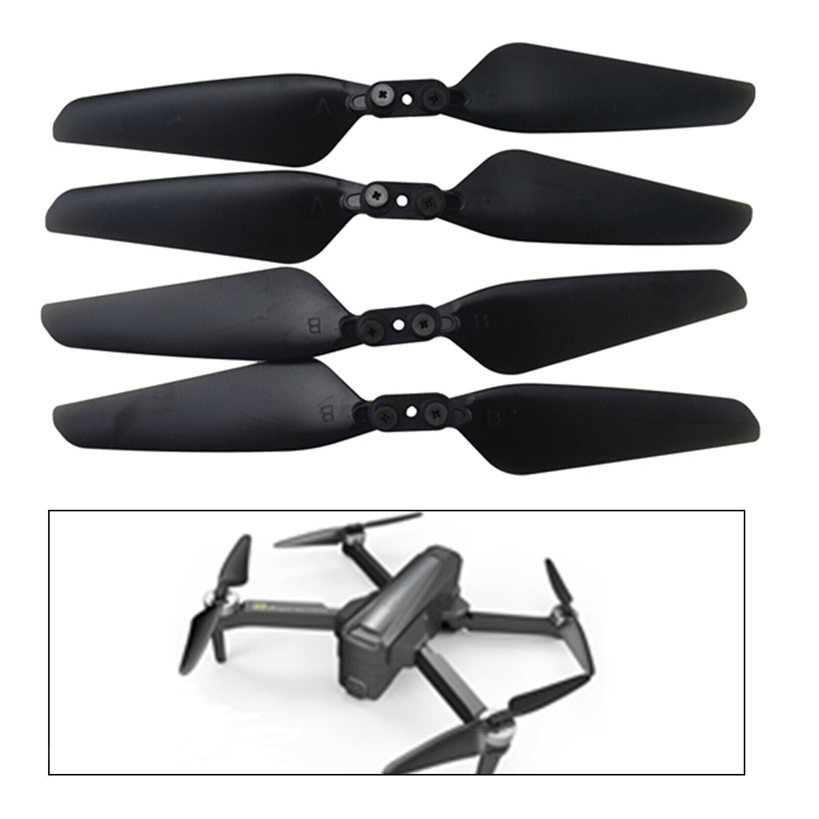 4 Pieces Quick Release Propeller Props for MJX B12 FPV 4K Drone Spare Parts