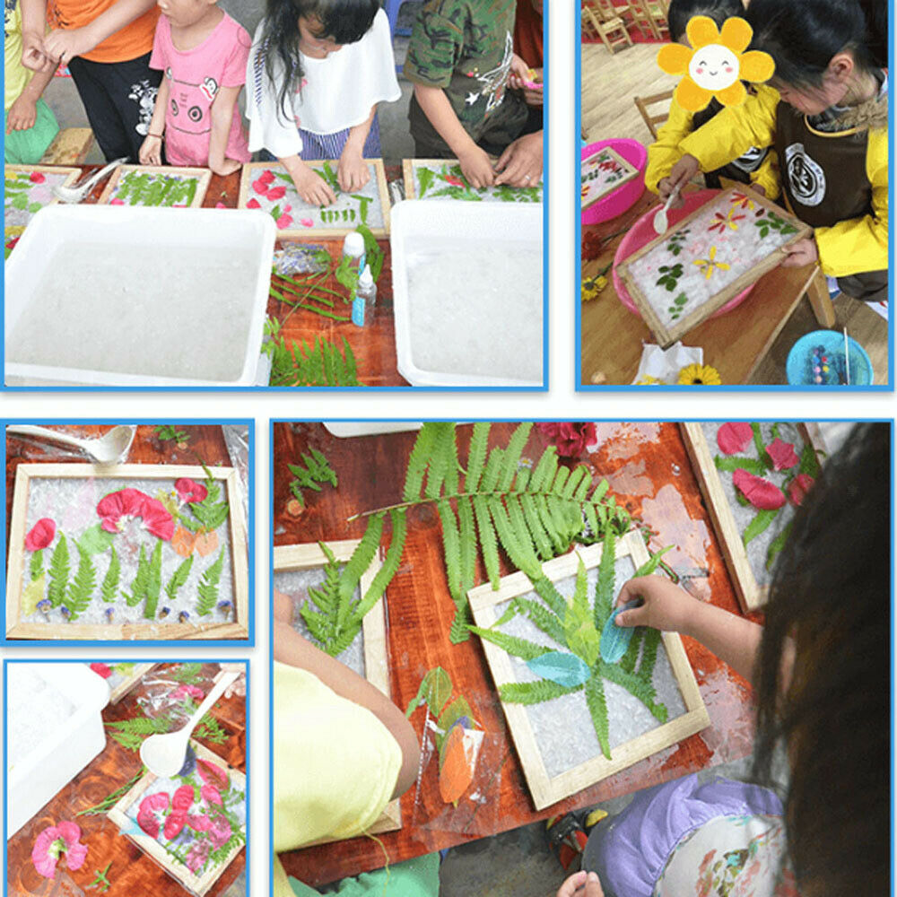 3 Set Wooden Paper Making Mould Frame Papermaking Screen for DIY Kids Craft