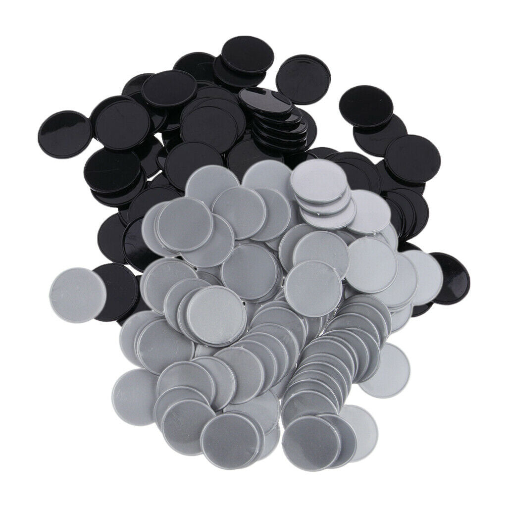 200x 25mm Plastic Children Educational Casino Bingo Chips for Bingo Game