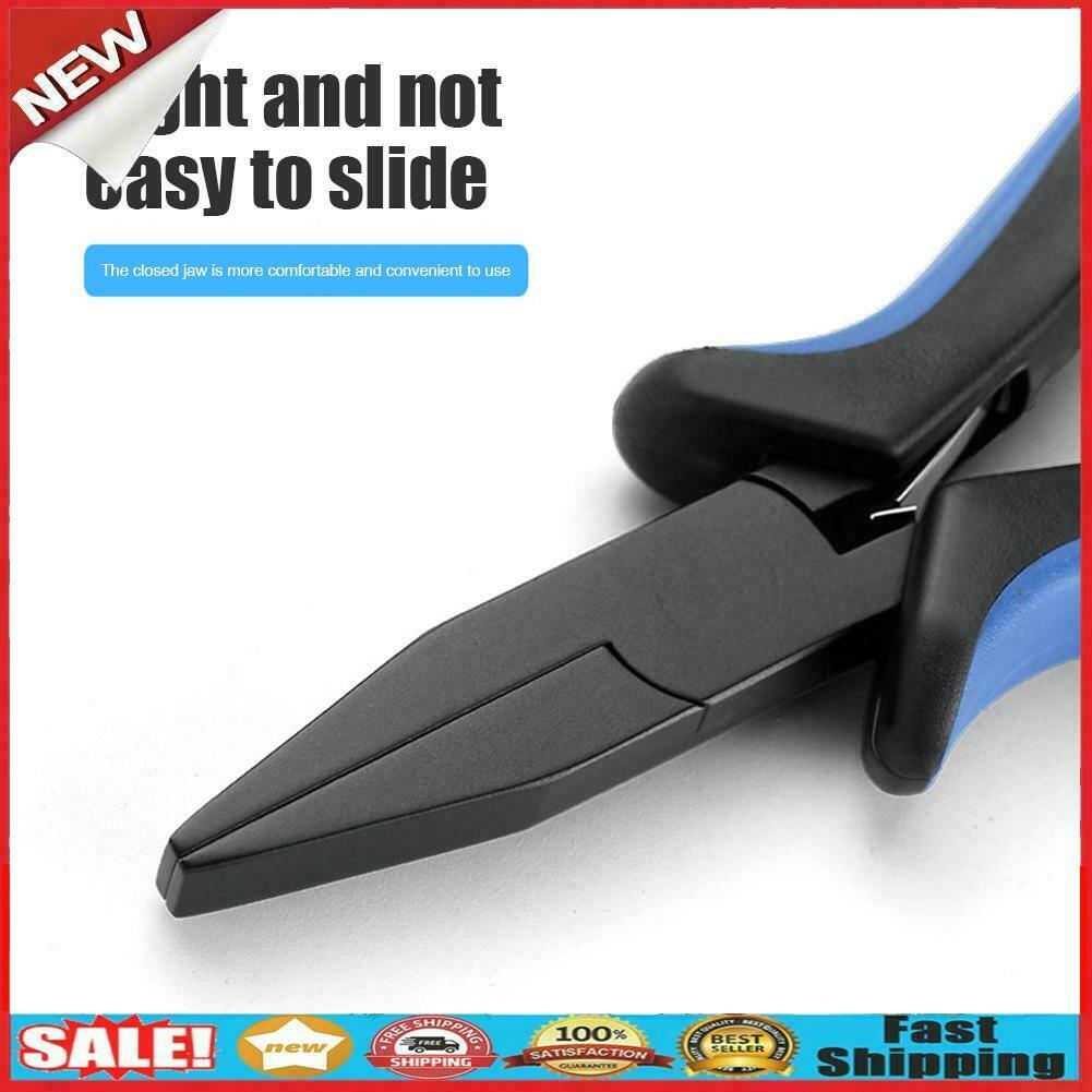 Flat Nose Fish Hook Tying Plier Duckbill Pliers with Spring Fishing Tools @