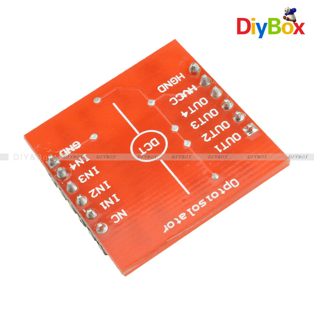 4-Channel Opto-isolator IC Module Arduino Low And High level Expansion Board D