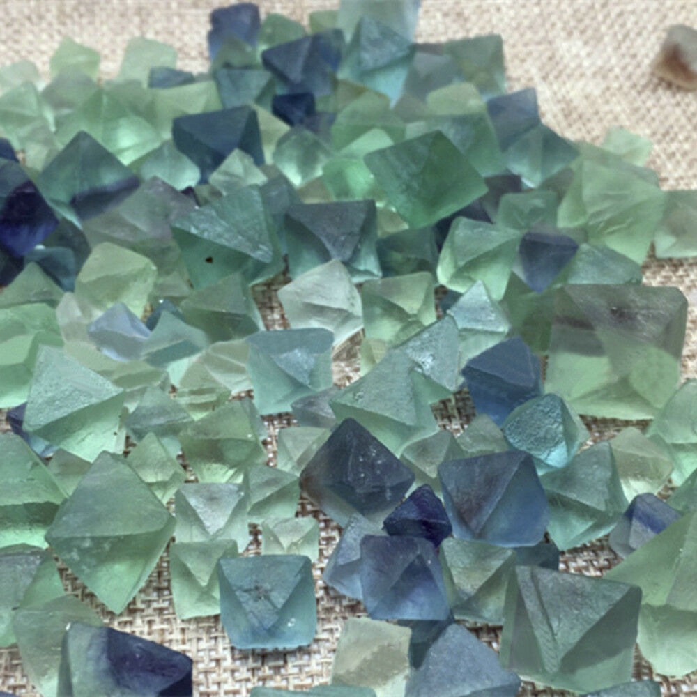 US Natural Clear Green Blue Fluorite Crystal Fluorite Rough Stone Wholesale Lot