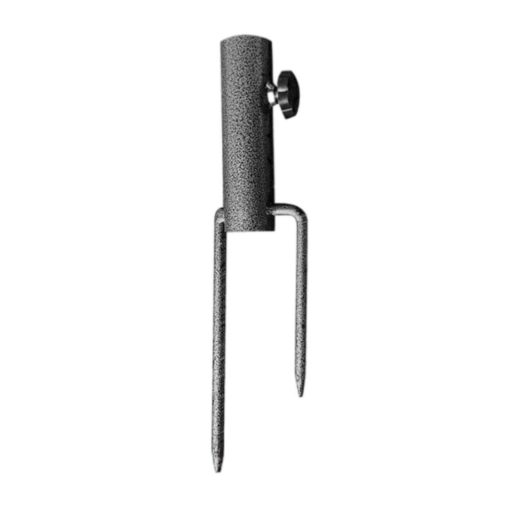 Adjustable Beach Umbrella Base Stand Outdoor Metal Parasol Holder Anchor