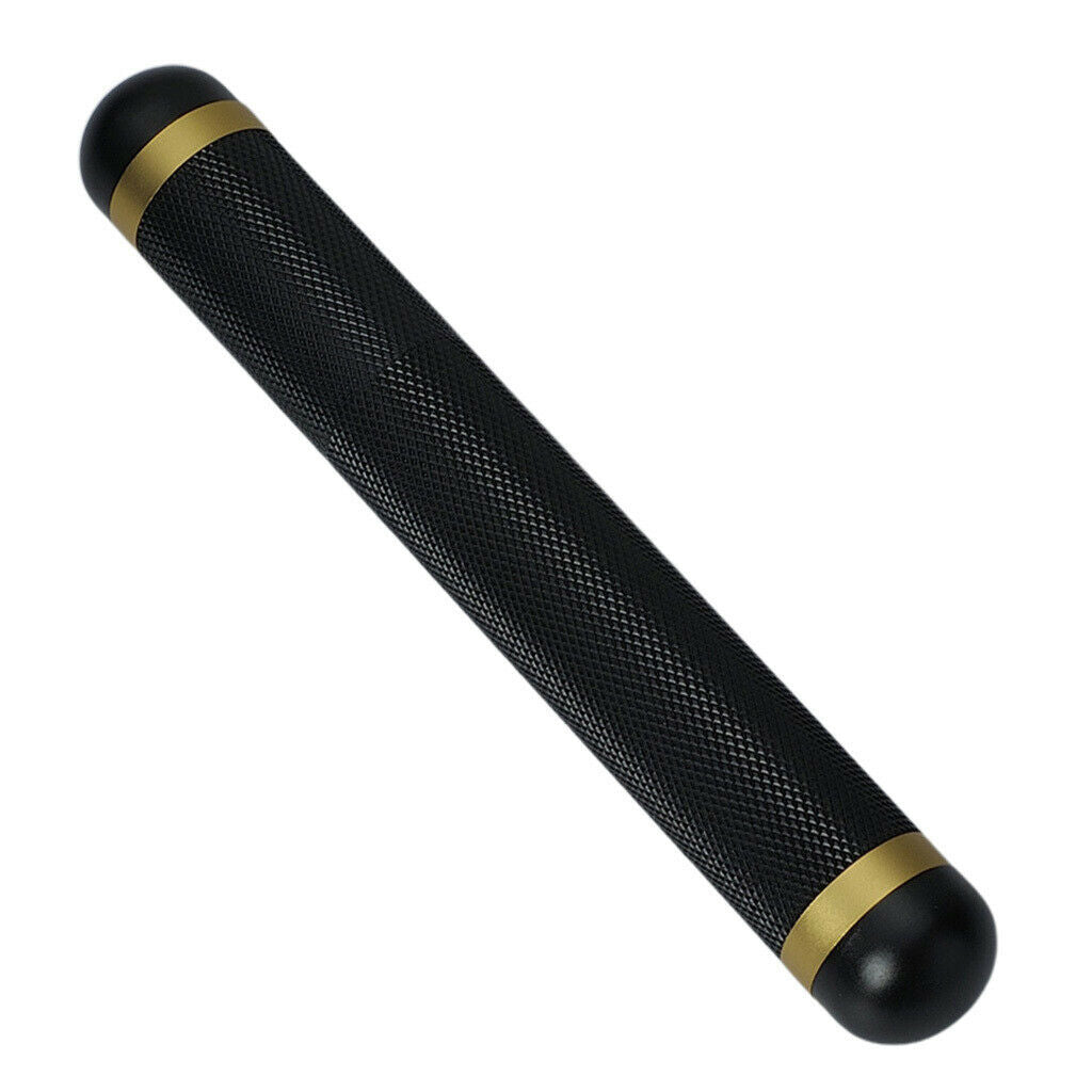1x Cigar Tube Classic Aluminum Travel Humidor Cigar Case Storage Black