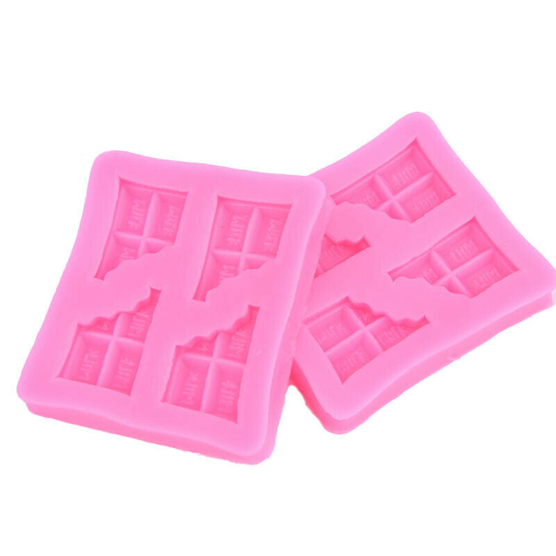 Chocolate Candle Mold Making DIY Soap Dessert Silicone Mold Fondant Baking Mo Qx