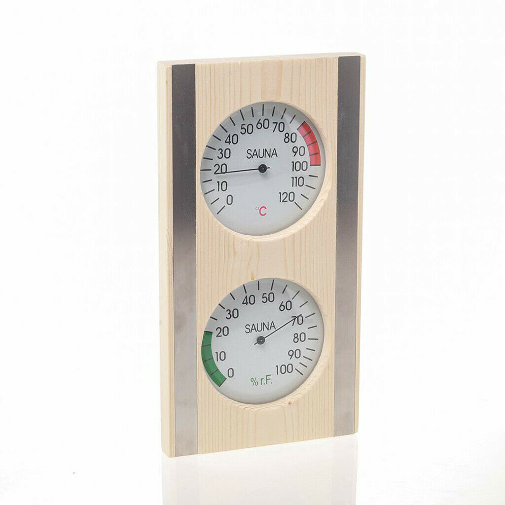 1pc Sauna Thermometer Hygrometer 2 In 1 Temp&Humidity Measurement Sauna Room
