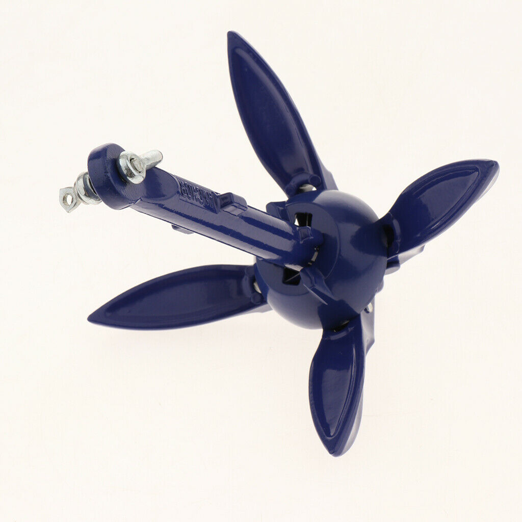 2PCs Folding Grapnel Anchor, Folding Grapnel Anchor 0.7KG 1.5lb Kayak Anchor