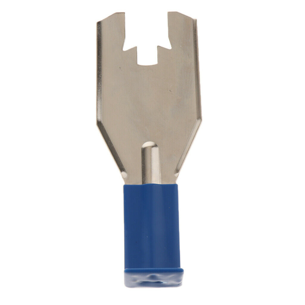 Car Door Clip Removal STAINLESS STEEL Tool WITH BLUE RUBBER GRIP HANDLE