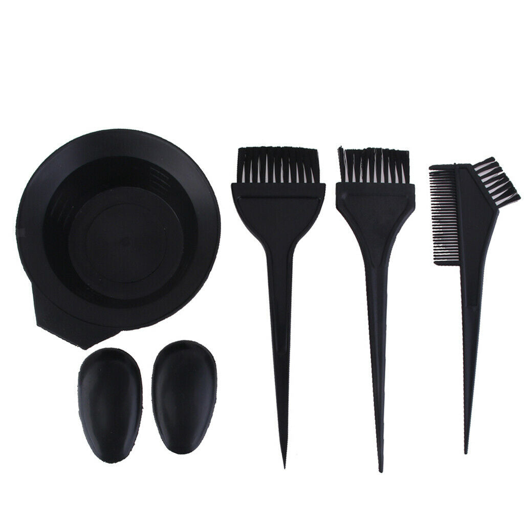 Hair Color Dye Bowl With Comb And Brushes, Complete Kit for Salon Hair Styling