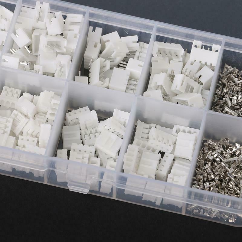 270Pcs/90 Sets PH 2.0mm 2 3 4 Pin Plug Connector Male Female Crimps DIP In A Box