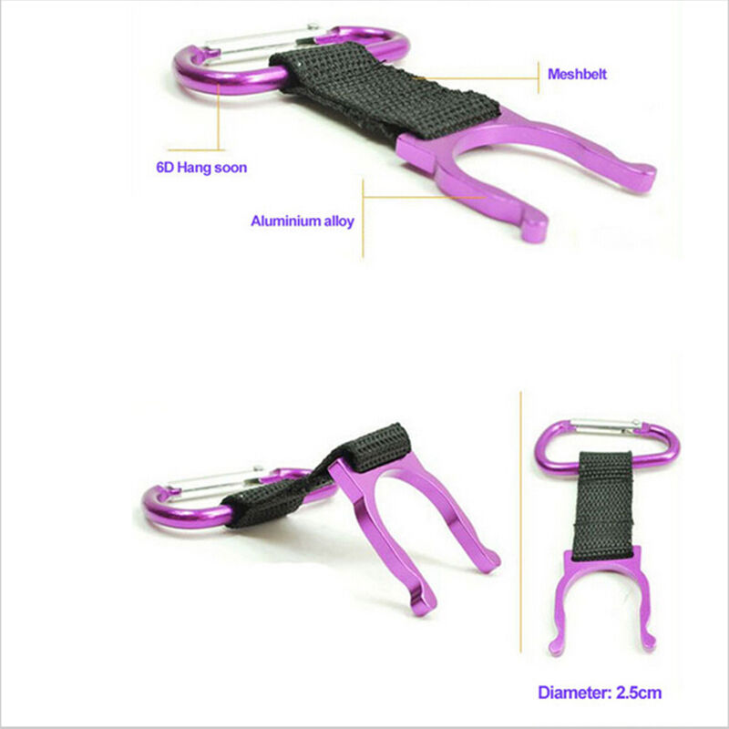 Bag Carabiner Belt Clip Water Bottle Holder Hiking Camping Snap Hook Key C.l8