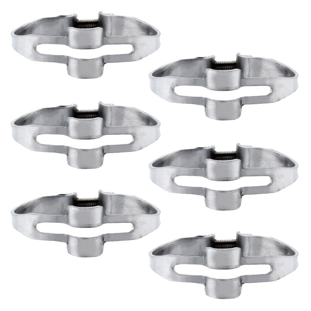 6x 25.4mm Cable Clamp Hose Holder Fixed Gear Cycle Brake Shifter Tube Clip