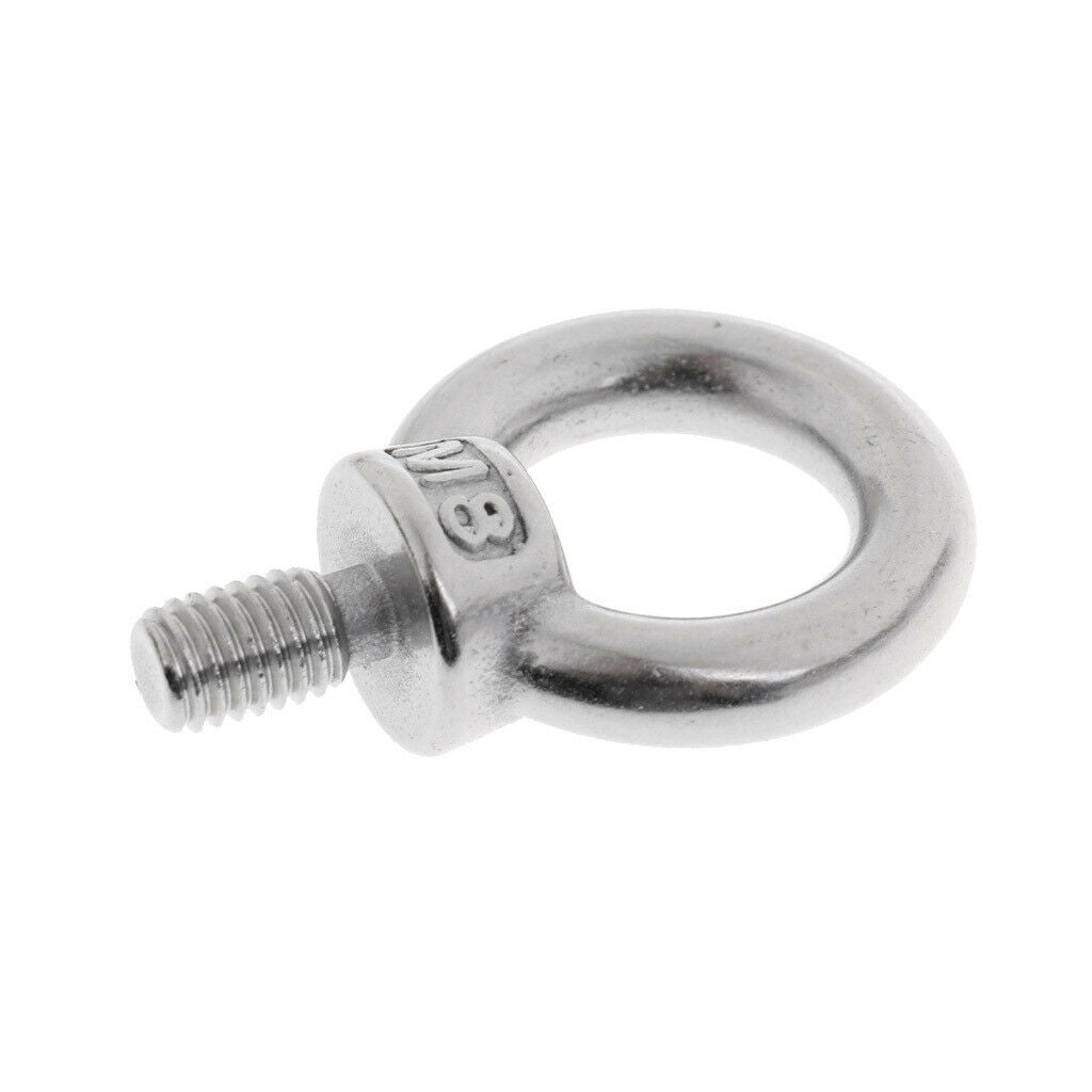 2 Pieces Machine Shoulder Eye Bolt Din Ring Screws Hardware Accessories