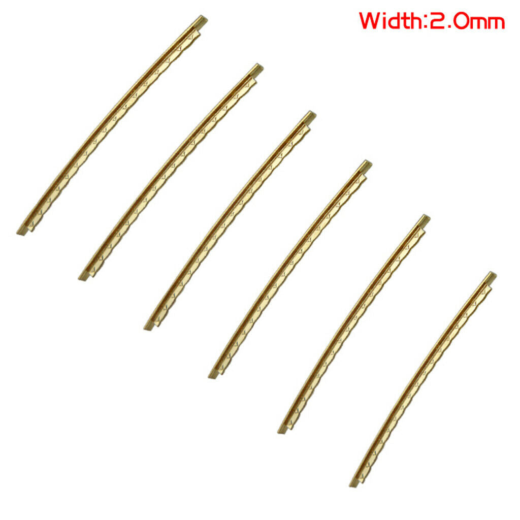 21Pcs Brass Frets Wire Fretwires 2.0mm for 41inch Folk/Acoustic Guitar Parts