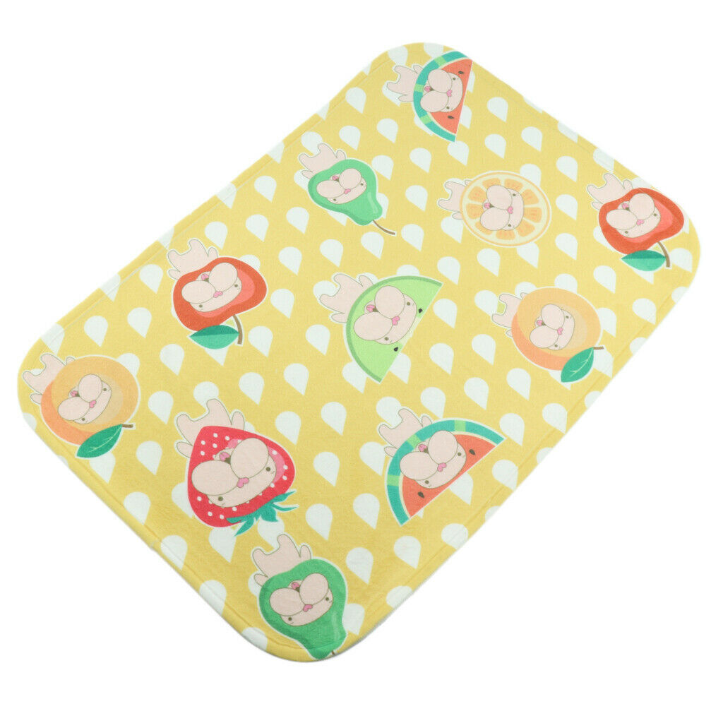 Pet Mat for Food and Water, Rectangle Non-Slip Rubber Mat for Dog and Cat S