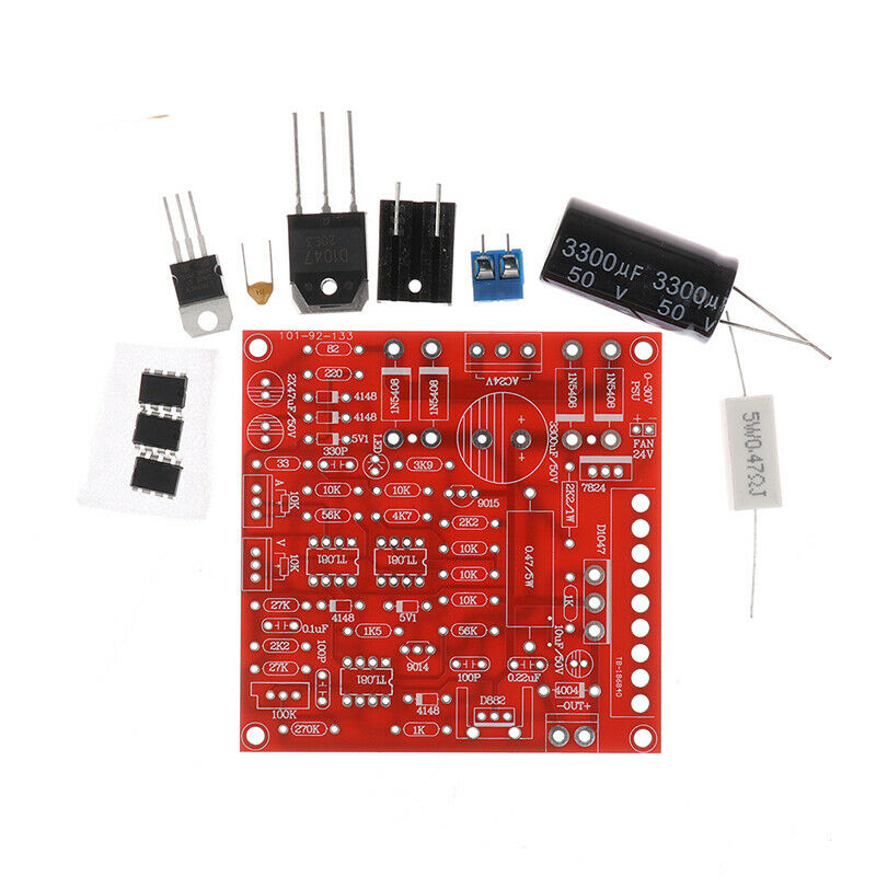 0-30V 2mA-3A Regulated Power Kit Continuously Adjust Current Limiting ProtecBDA