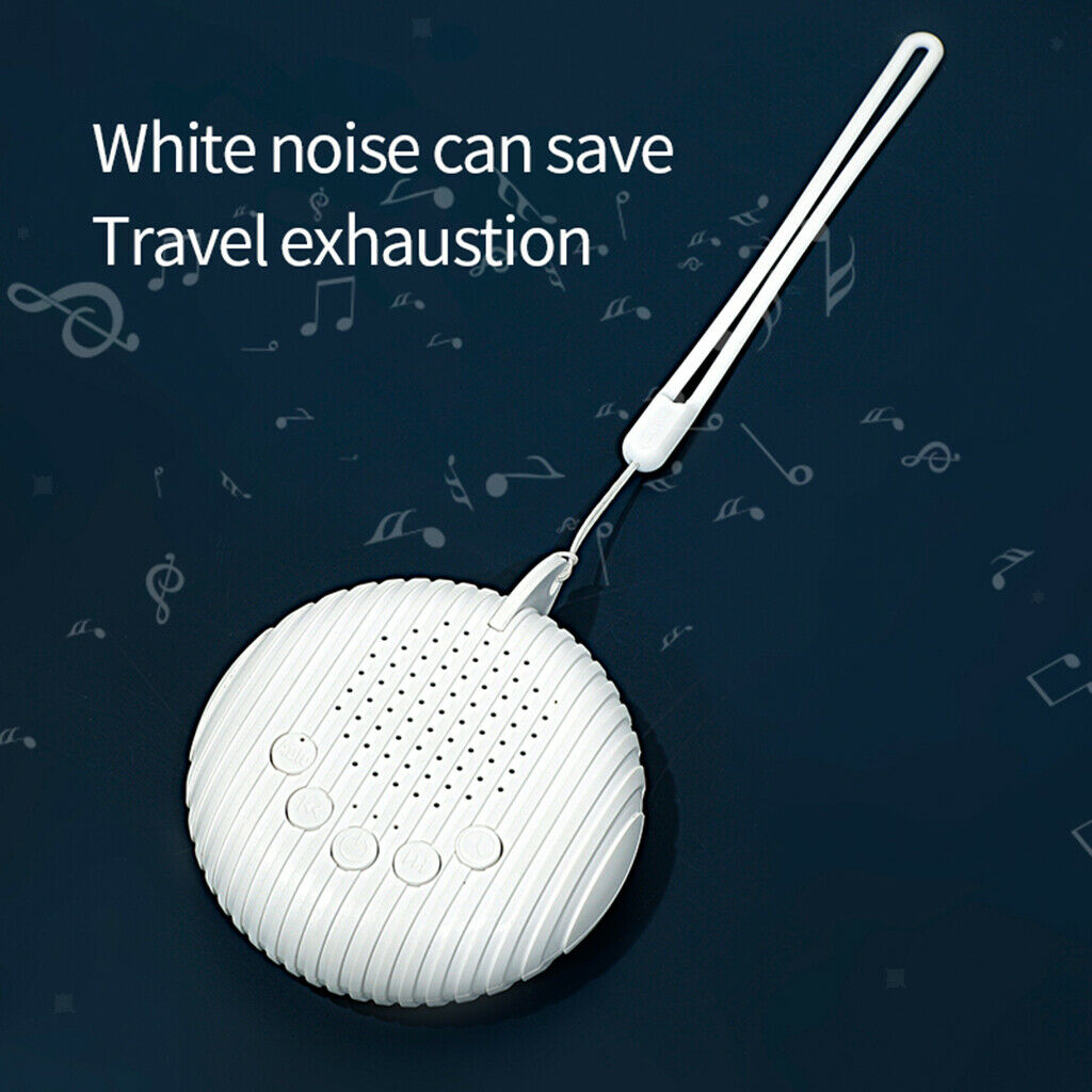 USB Rechargeable White Noise Machine Sound Sleep Aid Therapy Easy Sleeps White