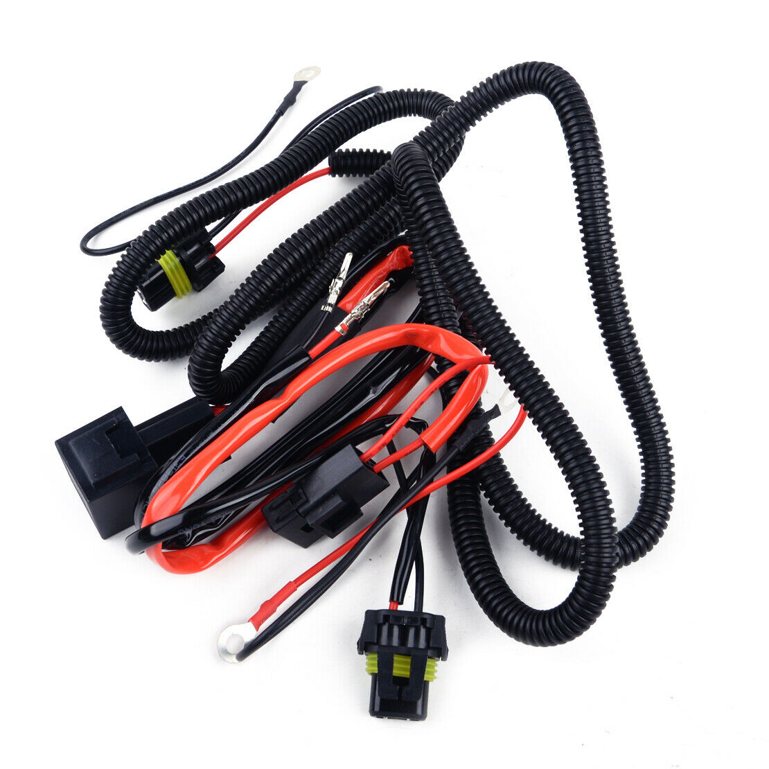 H8/H9/H11 Xenon HID Conversion Relay Wiring Harness DRL Fog Light Connector An