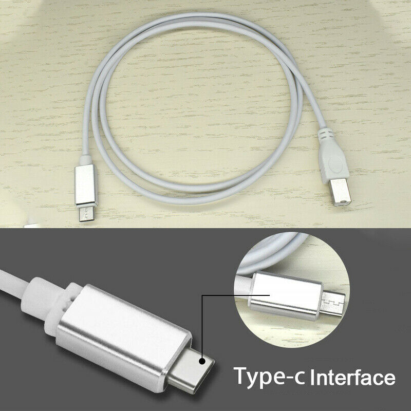 Type C Phone Cable To Printer Interface Microphone Piano Electronic Drum .l8