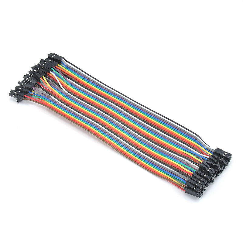 40Pcs 20cm Female to Female Dupont Wire Jumper Cable for Arduino Breadboard