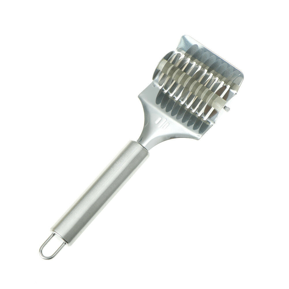 Stainless Steel Noodle Cut Shallot Cutter Pastry Tool for Kitchen Manual HanV Lt