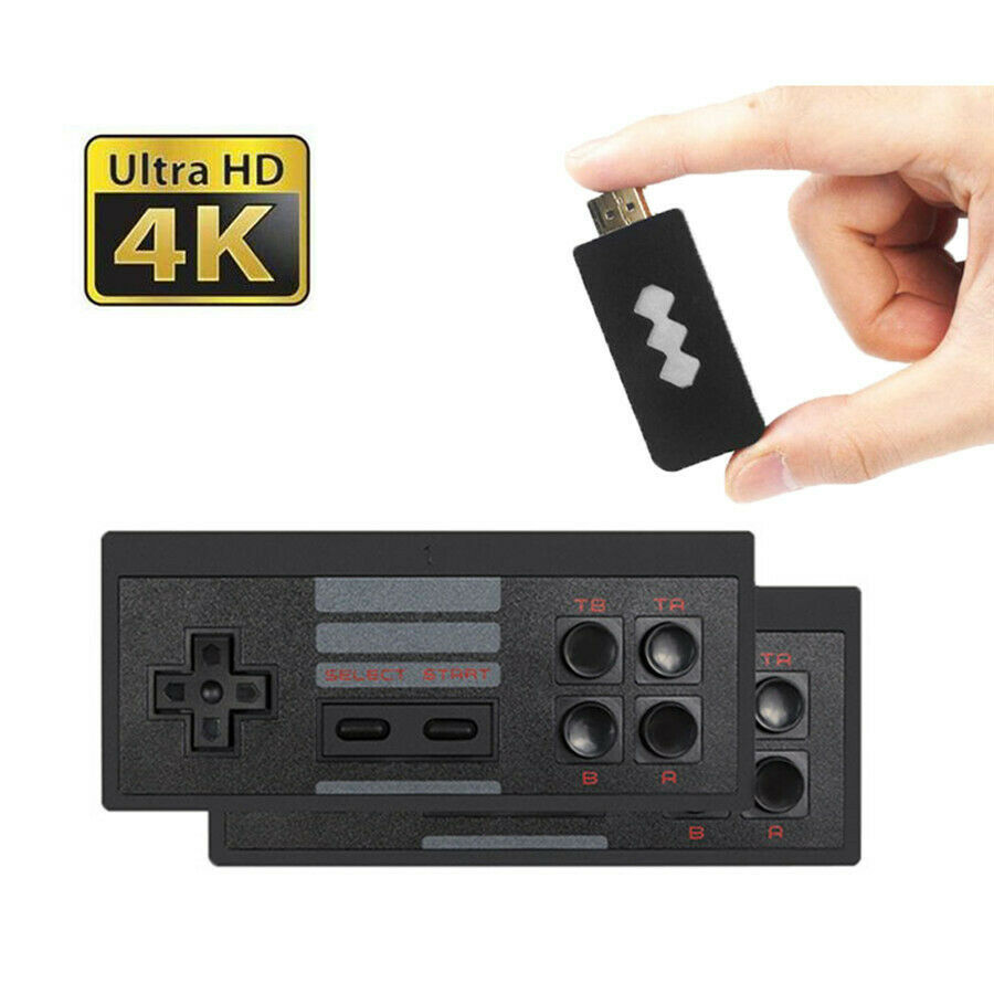 Wireless Retro Game Console Stick  HDTV Build-in 818 Classic Games Handheld
