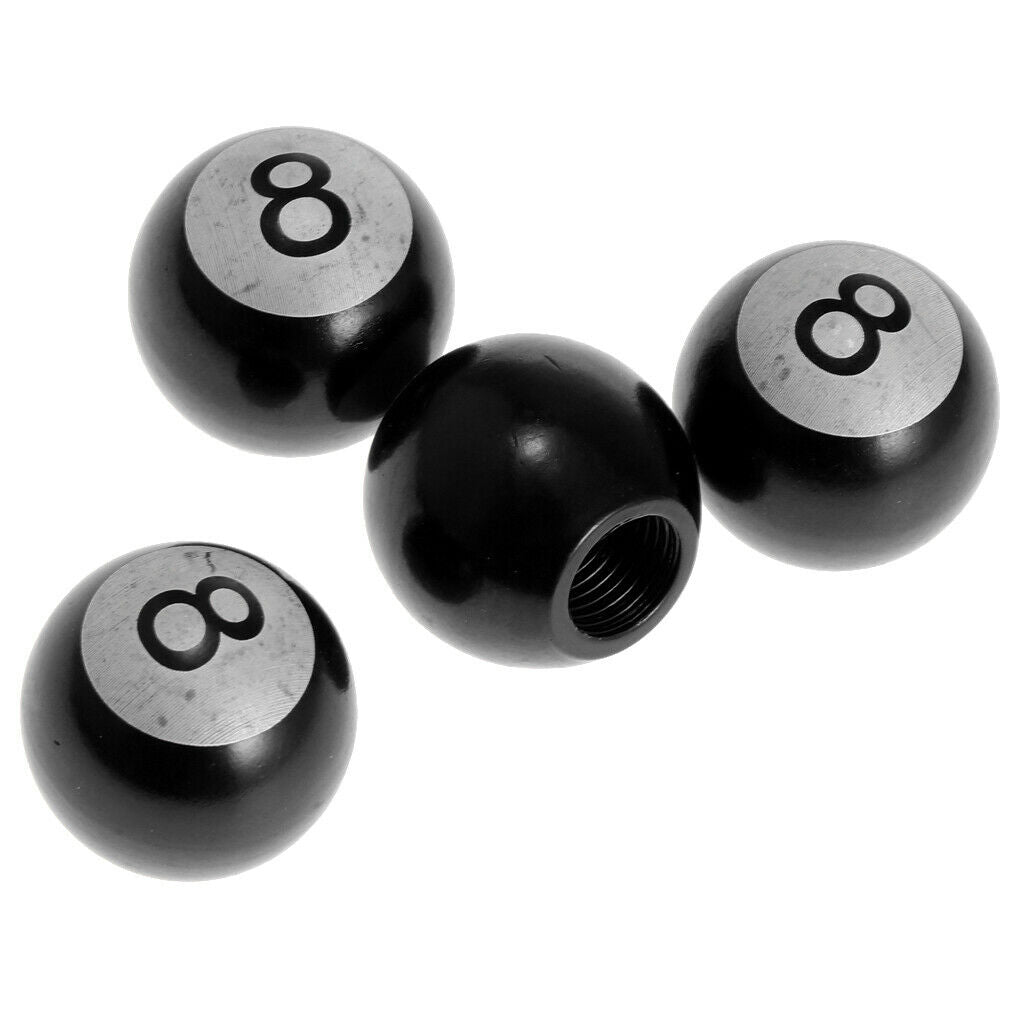 4x Black Car Wheel Tire Valve Dust Stems Air  Covers Accessories