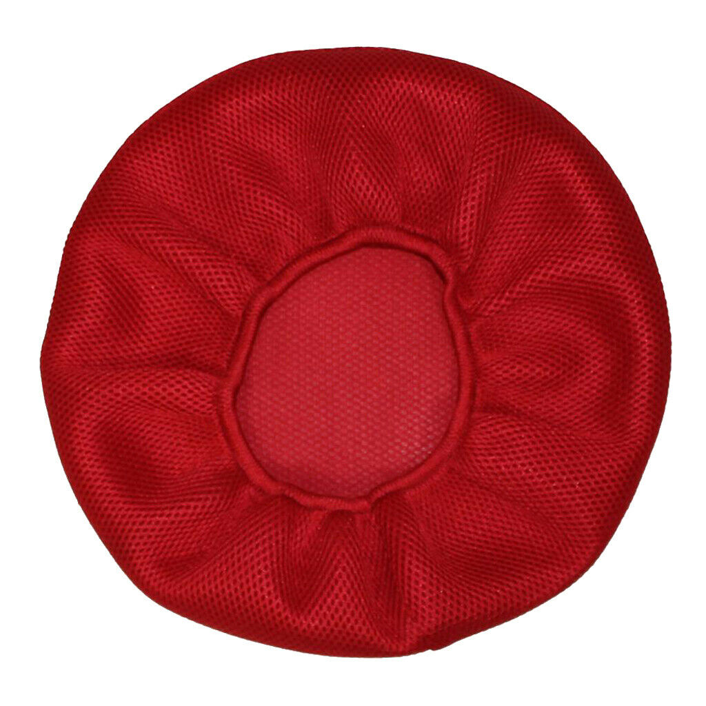Bar stool cover replacement round chair seat, protective cover 35x35x10cm red