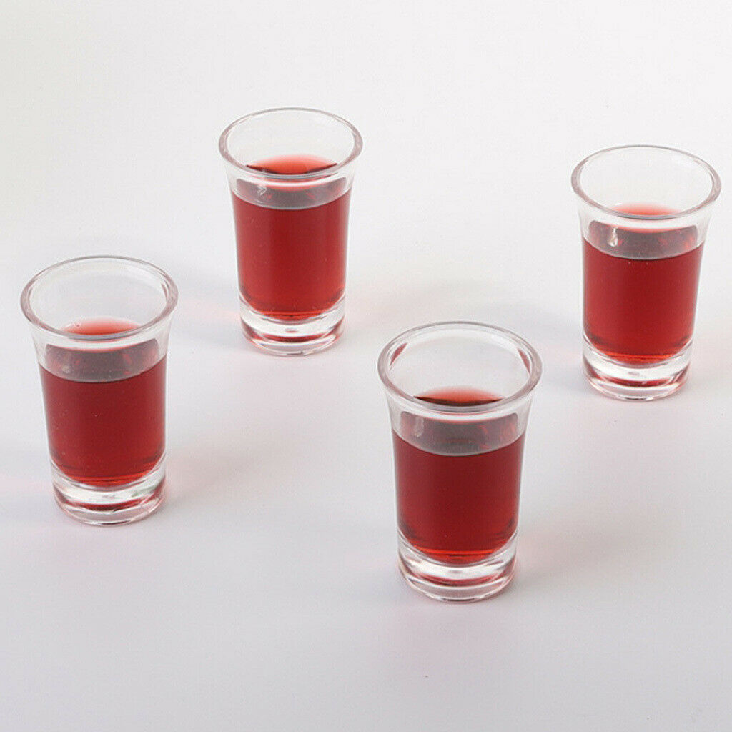 4 Pieces Shot Glasses, Vodka Glasses Shot Glass Pinchen Pinchen Stamper Shots