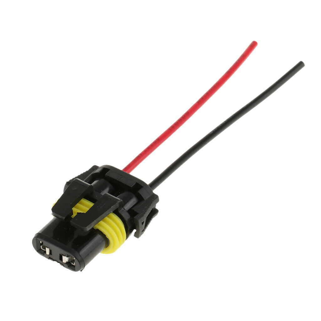 10pcs 9005/HB3 Female Adapter Wiring Harness Plug For Headlights Fog Light