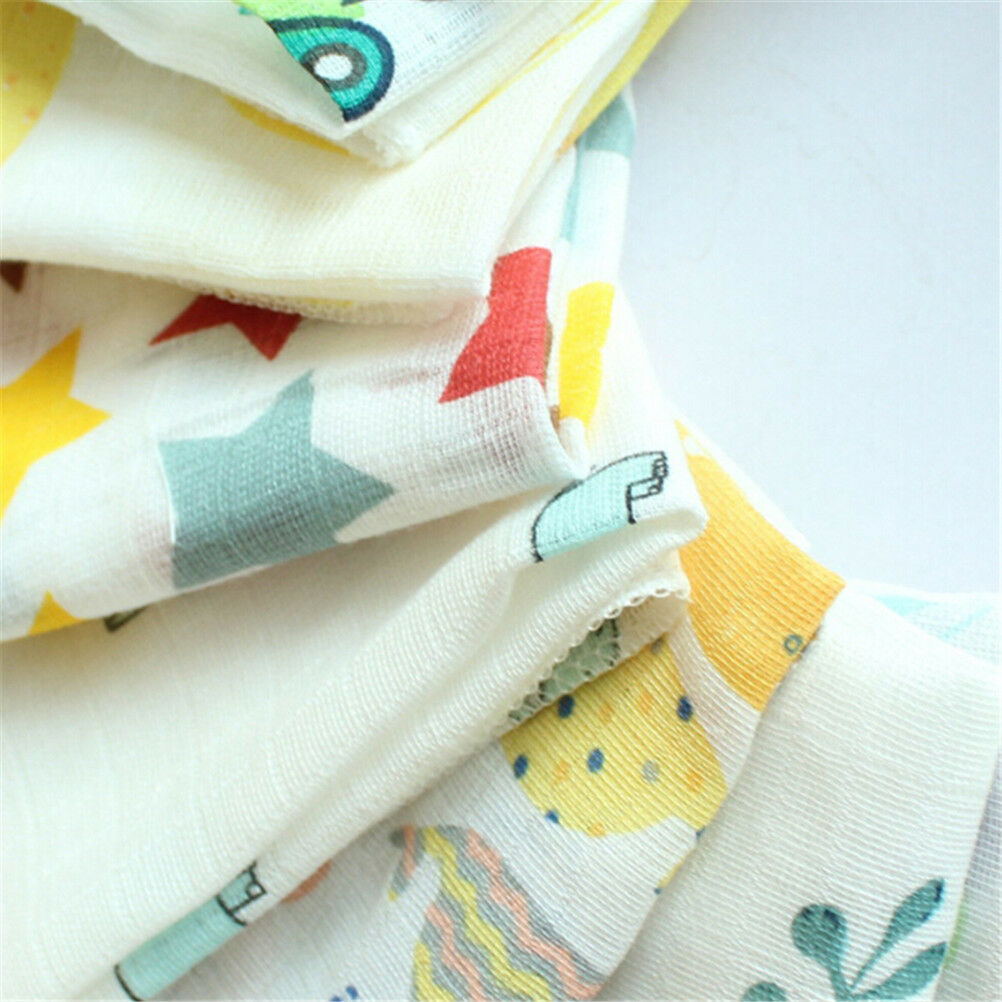 2X Baby Infant Towel 30*30cm Muslin Towel Handkerchiefs Two Layers Wipe T.l8