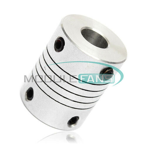 Durable 6.35mm To 8mm CNC Motor Jaw Shaft Coupler 6.35 x 8mm Flexible Coupling
