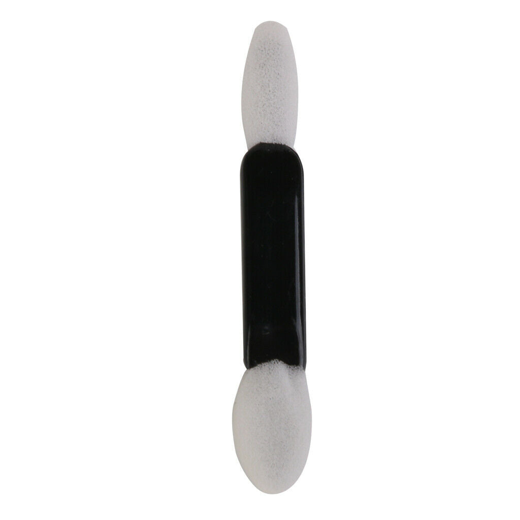 Lots 50 Disposable Oval Makeup Eyeshadow Eye Shade Sponge Brush Tools 4.8cm