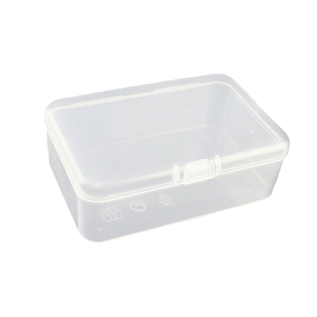 Set of 5 Clear Ring Storage Case Organizer Holder for Compressed Masks Beads