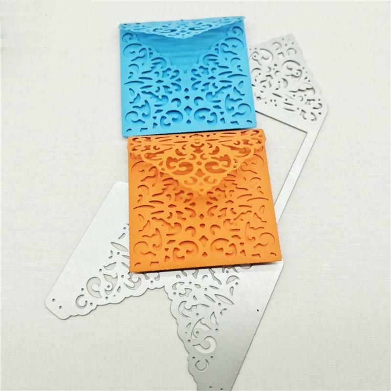 Envelope Puzzle Cutting Die Sencil Paper Art Crafts Cutting Template Stencil