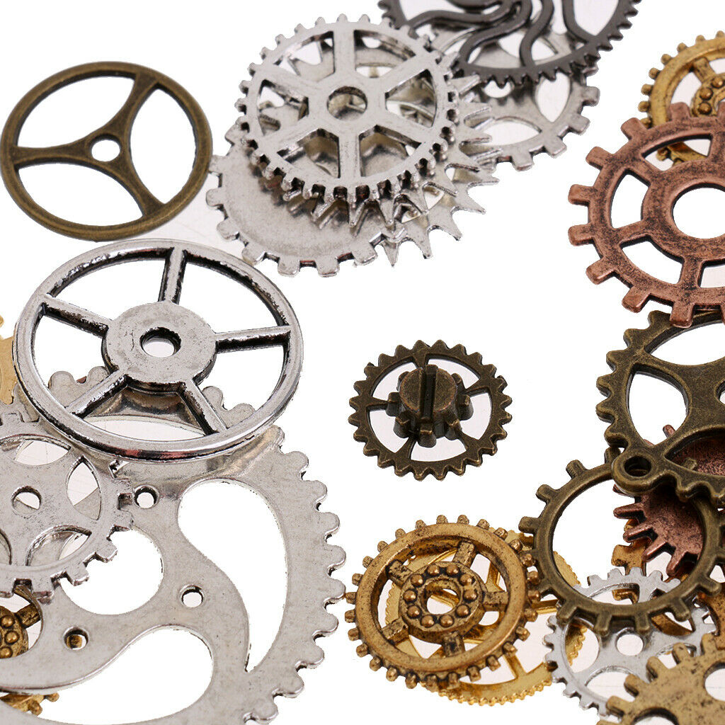Steampunk Set 100g Wheels Jewellery Gears Watch Parts DIY Craft Arts