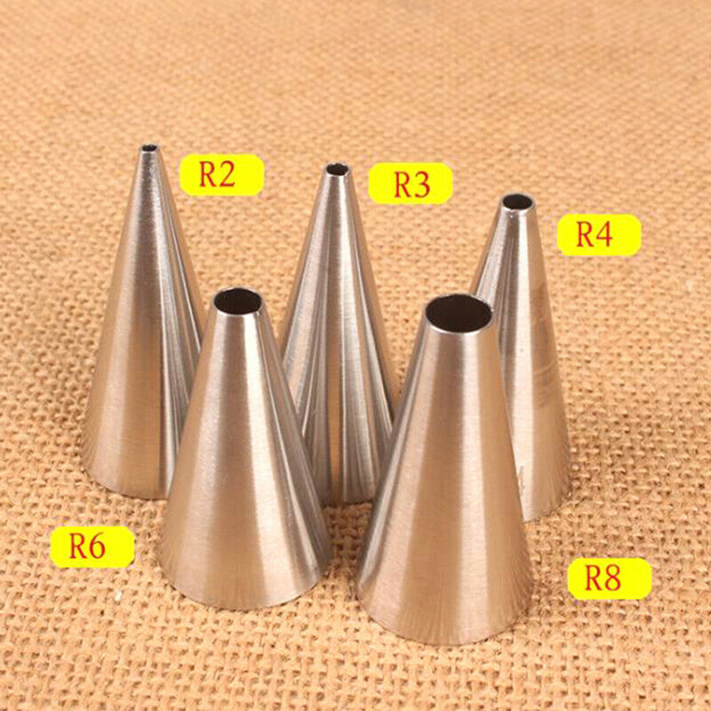5PCs Cookie Pastry Nozzles Cupcake Cookies Icing Piping Tips DIY Cake Dec.l8
