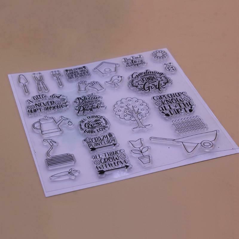 Spring Farm Silicone Clear Seal Stamp DIY Scrapbooking Embossing Photo Album