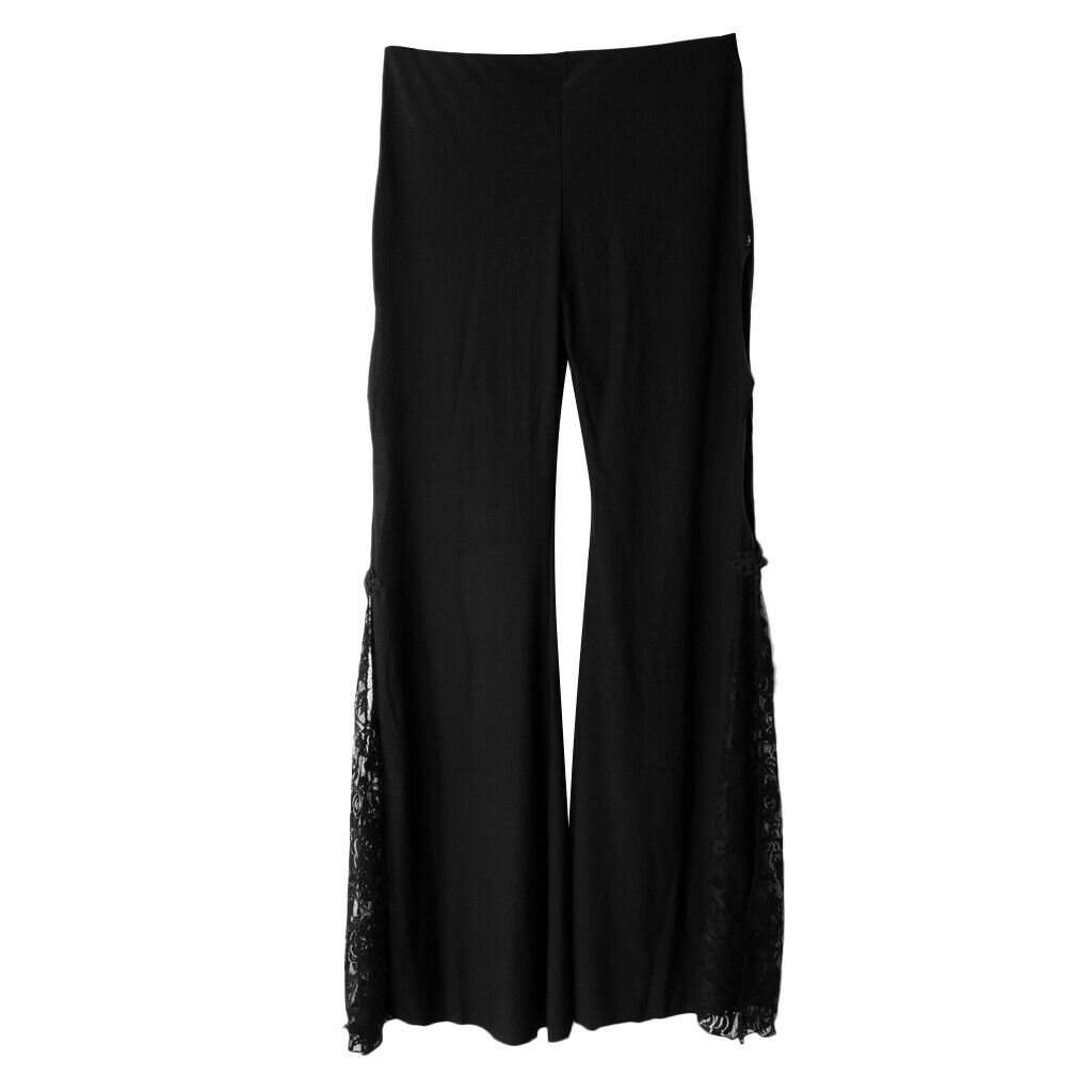 Belly Dance Costumes Flank Openings Lace Trousers Dancing Latin Yoga Pants