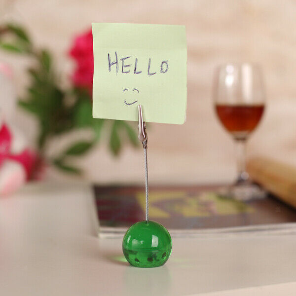 5Pcs Green Ball Wedding Party PLACE CARD HOLDER Table