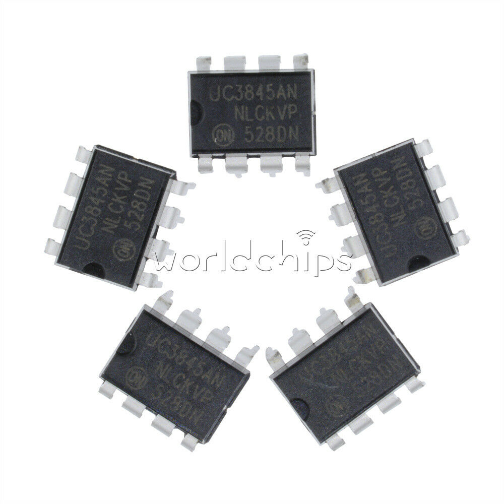 5PCS UC3845 UC3845AN REG CTRLR BST FLYBK PWM 8PDIP IC