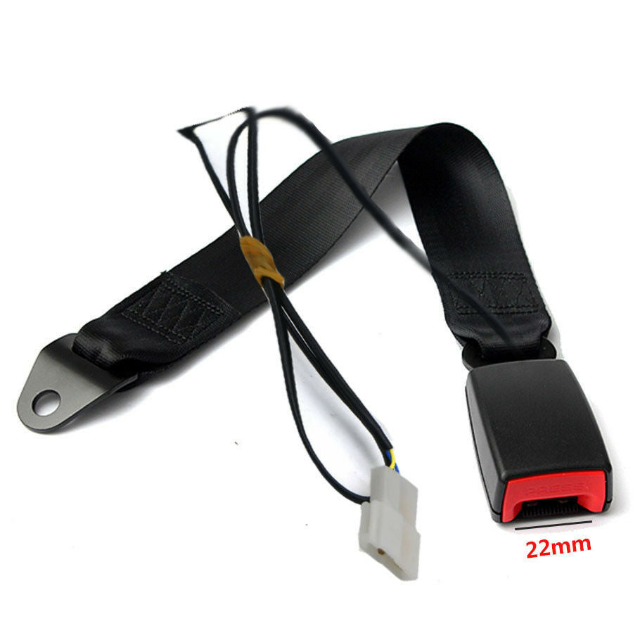 1PC Seat Belt Buckle Black with Warning Cable Car Safety Driving Protection Tool